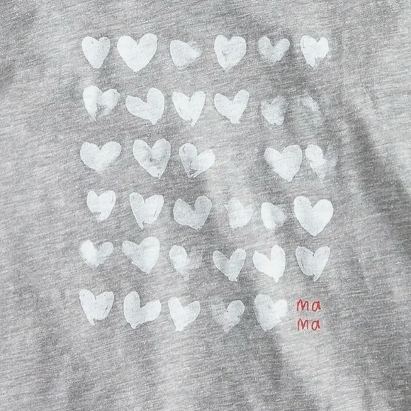 J. Crew Gray MOTHER’S DAY Ma Ma Tee Size Large - Picture 3 of 4